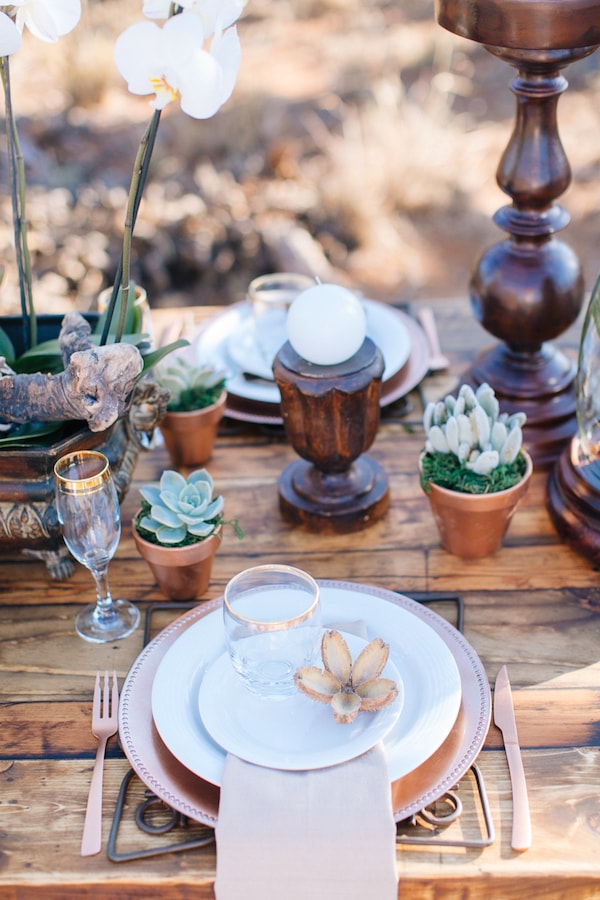 Rustic Wood Tablescape