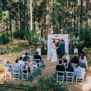 Intimate Forest Wedding Ceremony