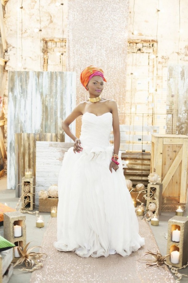 Modern African bride