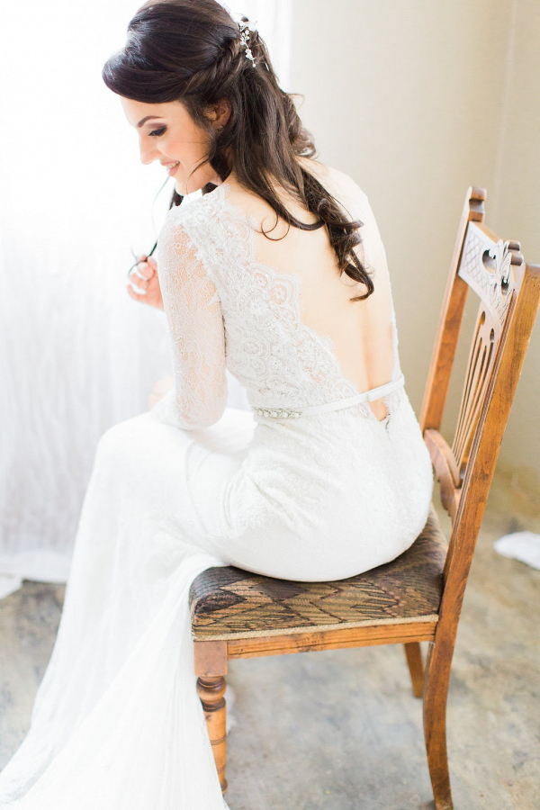 Lace Sleeve Casey Jeanne Wedding Dress