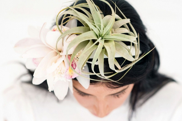 Real Floral Hairpiece