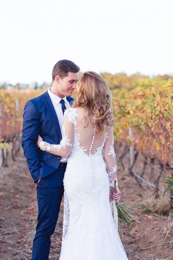 Glamorous Pastel Vineyard Wedding - Aisle Society