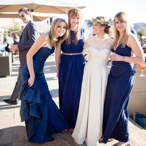 Navy Blue Bridesmaid Dresses