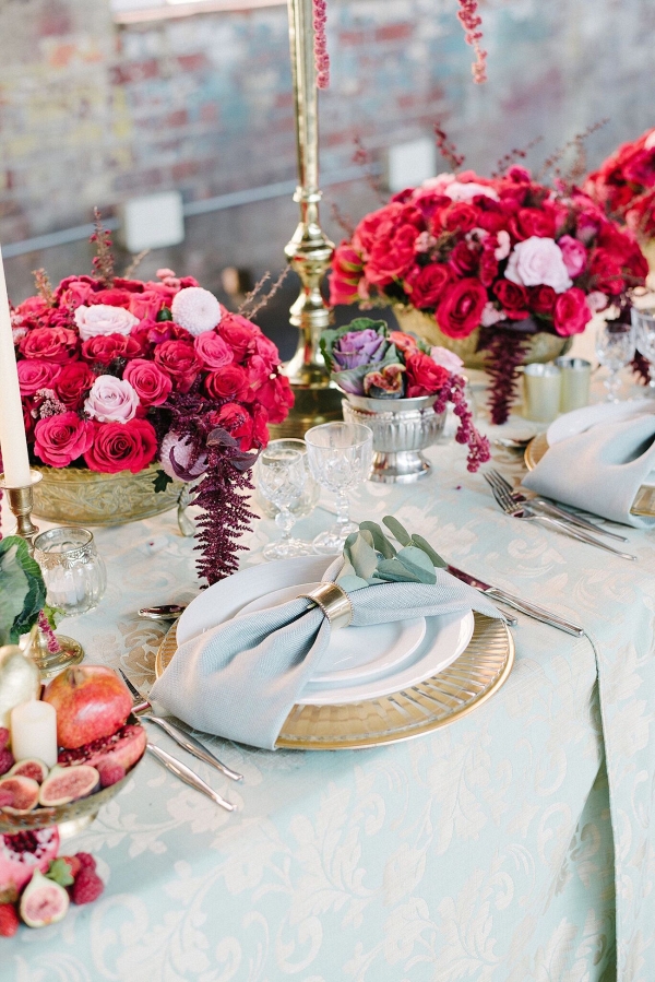 Luxe Floral Table Decor