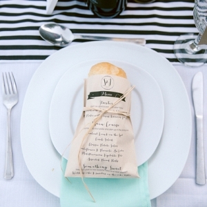 Place Setting with Bread Roll