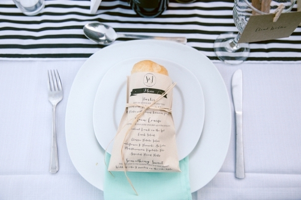 Place Setting with Bread Roll
