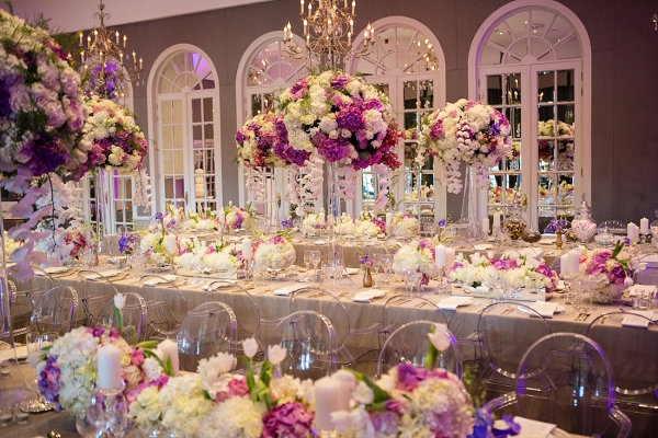 Luxury Floral Wedding Reception