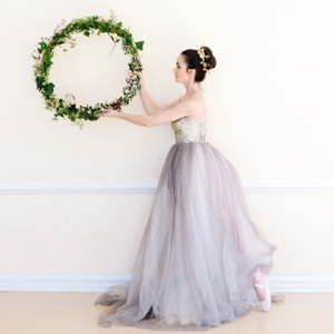 Ballerina Bride with Wreath