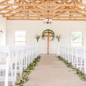 Ivy Lined Aisle