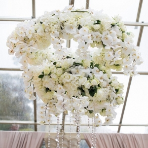 Floral chandelier