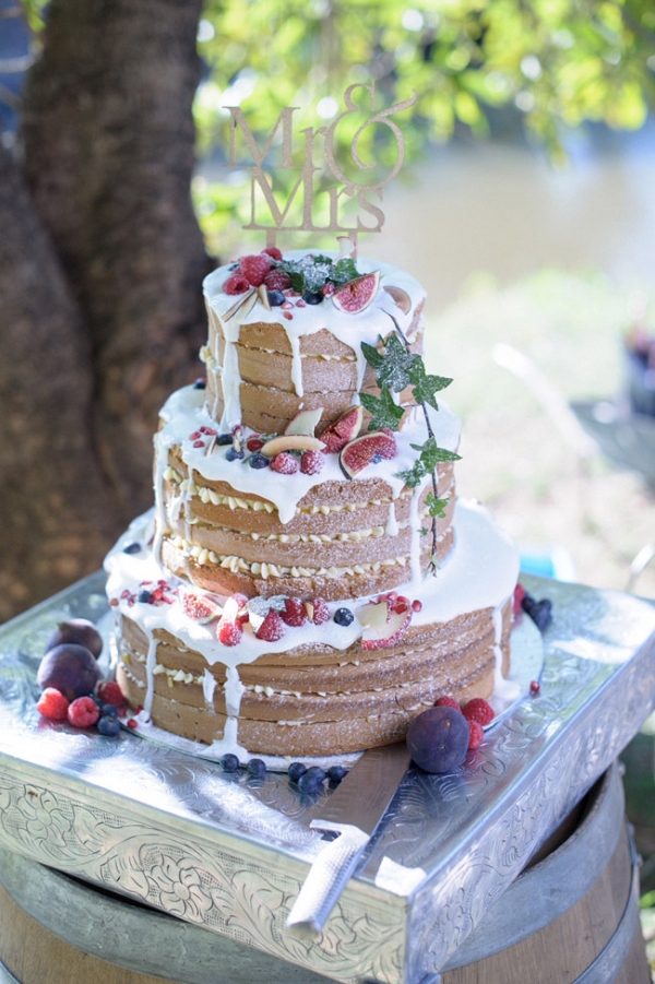 Rustic Naked Cake