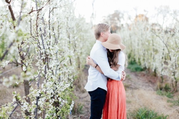 Orchard engagement shoot