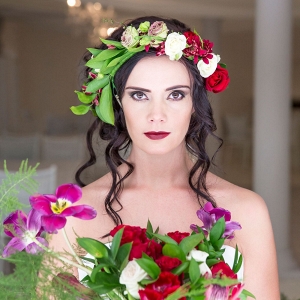 Bride in Floral Crown