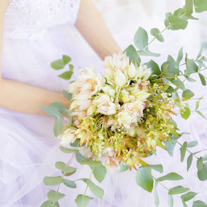 Blushing Bride Protea Bouquet