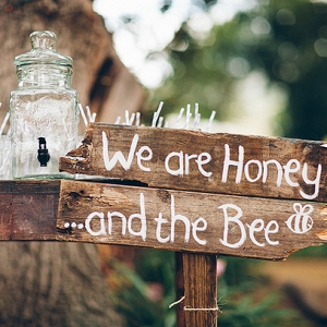 Honey and the Bee sign