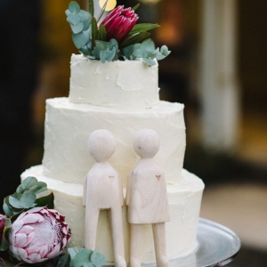 Protea wedding cake