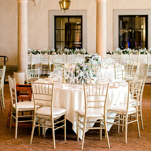 Classic wedding reception at The Athenaeum at Cal Tech
