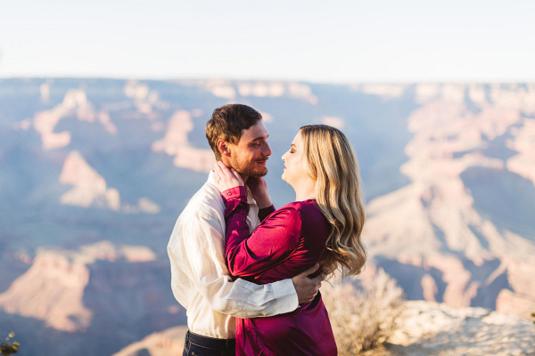 Glamorous Grand Canyon engagement session