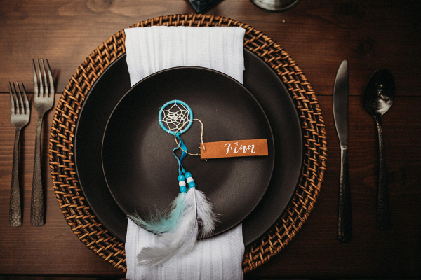 Tablescapes with dreamcatcher