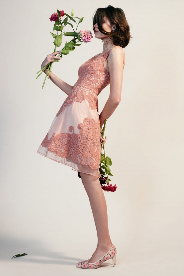BHLDN Celestina Bridesmaid Dress in Vintage Rose