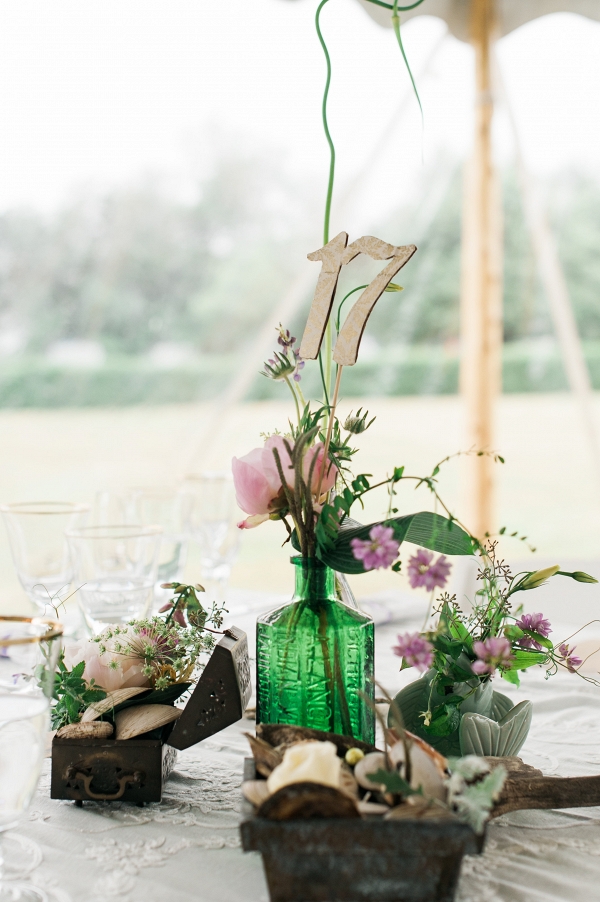 Mixed Seaside Wedding Centerpieces For Chic Newport Wedding Eileen Meny Photography