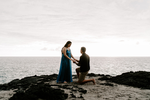 Sweet Engagement Proposal on Hawaii's Big Island