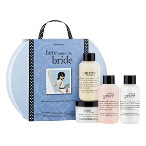 A bridal skincare set from Philosophy