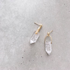 Crystal Arch Earrings