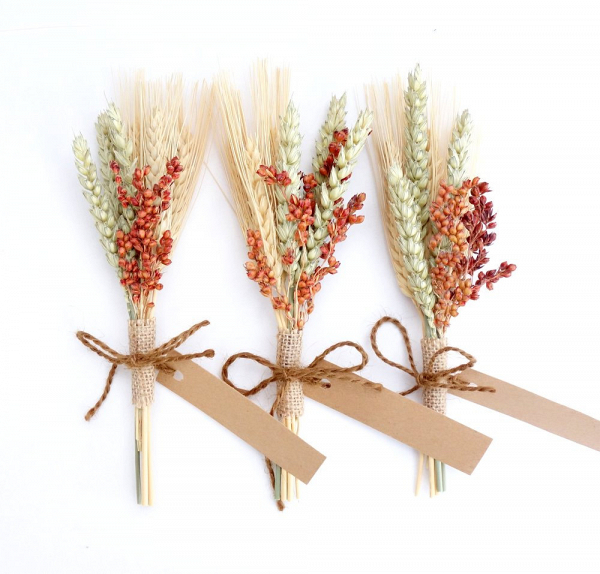 Fall Wheat Place Cards