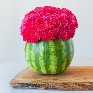 DIY watermelon centerpiece