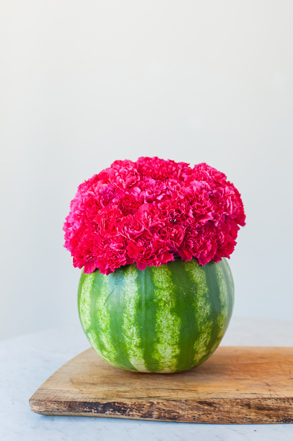 DIY watermelon centerpiece