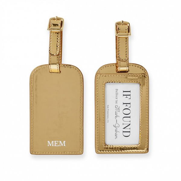  Gold Luggage Tags