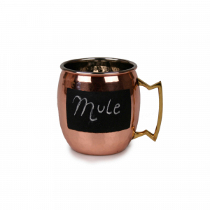 Moscow Mule Chalk Mug in Hammered Copper