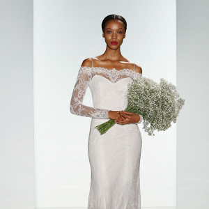 Tilly Lace Off-Shoulder Long Sleeve Bridal Gown