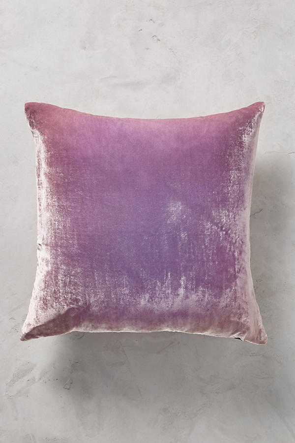 Ombre Lilac Velvet Pillow