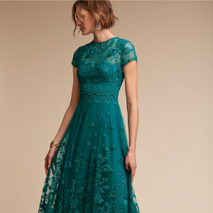 Teal Mother of the Bride Dress