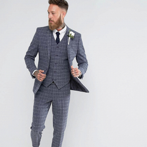 Skinny Grid Check Suit