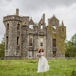 Woodland fairy-tale wedding shoot at Dunans Castle