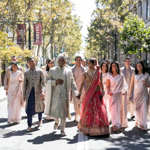 Indian bridal party