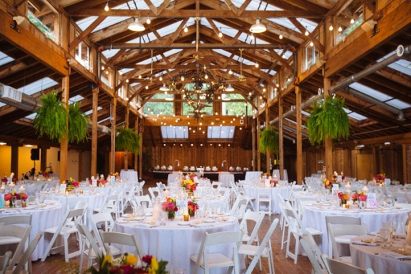 Lodge wedding reception