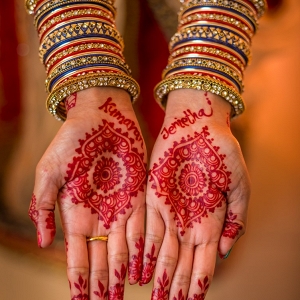 Bridal henna on The Big Fat Indian Wedding