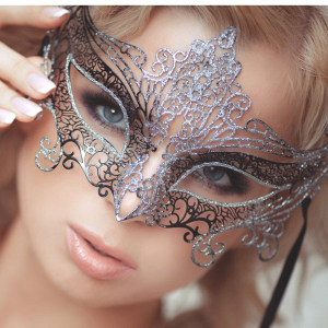 Masquerade mask for themed wedding