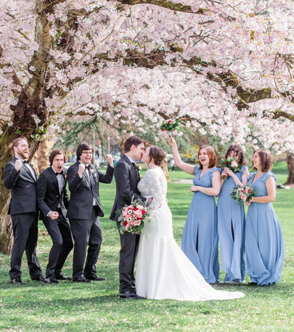 Blush Pink Spring Wedding in Seattle