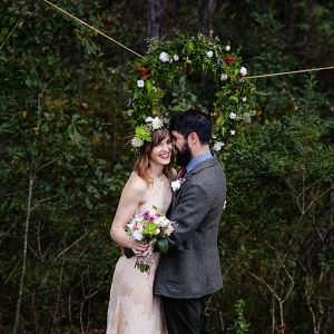 outdoor ceremony on The Budget Savvy Bride