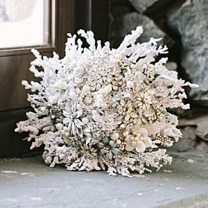 Winter Wonderland Wedding Bouquet | James Stokes Photography
