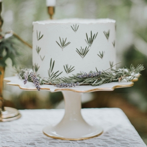 Magical Woodland Wedding Cake