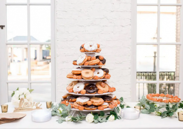 DIY Wedding With Dogs and Donuts