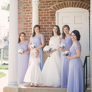 Lilac bridesmaid dresses