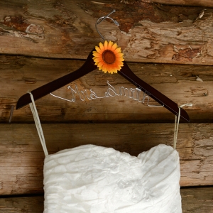 Custom Wedding Dress Hanger