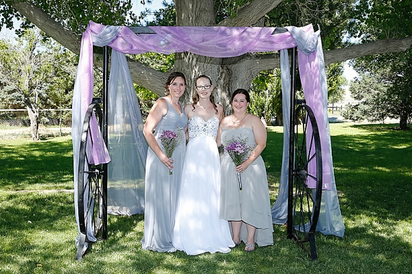 Gray bridesmaids
